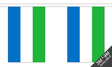 Sierra Leone 3 metre bunting, 10 flags - Flagmania