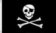 Flagmania Skull and Crossbones 3ft x 2ft Nylon Flag on white background