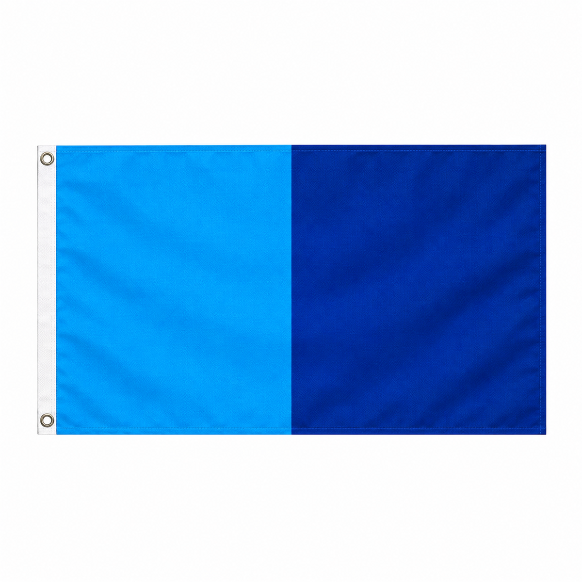 Sky blue and navy blue Irish county flag, 5ft x 3ft