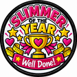 Slimmer of the Year 80mm Embroidered Patch