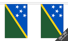 Flagmania Solomon Islands Bunting, 9 metre bunting