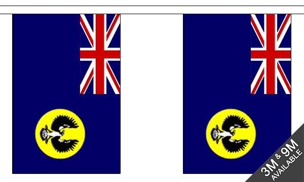 Flagmania South Australia Bunting, 9 metre bunting