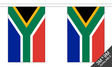 South Africa New 3 metre bunting, 10 flags - Flagmania