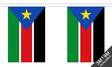 Flagmania Sudan South Bunting, 9 metre bunting