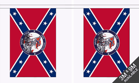 The South Will Rise 3 metre bunting, 10 flags - Flagmania