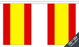 Flagmania Spain No Crest Bunting, 9 metre bunting