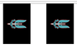 Flagmania Special Air Service (SAS) Black Bunting, 9 metre bunting