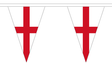 Flagmania St George (England) Triangle Bunting 20 metre bunting
