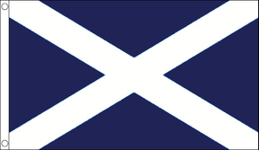 Flagmania St Andrews (Navy Blue) 3ft x 2ft Nylon Flag on white background