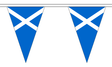 Flagmania St Andrews (Light Blue) Triangle Bunting 20 metre bunting