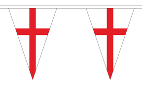 St George (England) Triangle 12 metre bunting by Flagmania