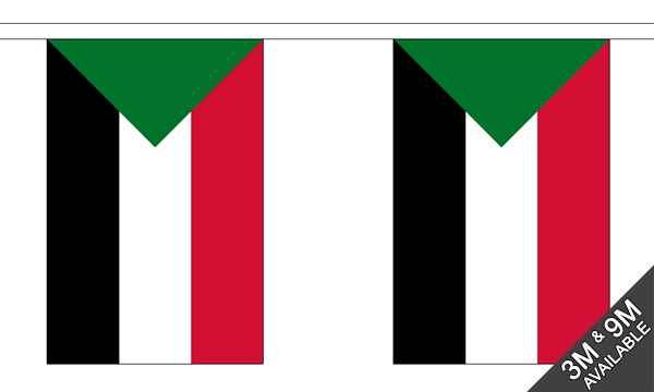 Flagmania Sudan Bunting, 9 metre bunting