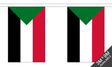 Sudan 3 metre bunting, 10 flags - Flagmania