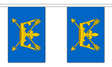Suffolk New 3 metre bunting, 10 flags - Flagmania