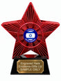 Red Superstar I Stand With Israel Resin Trophy 140 x 125mm (A11)