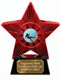 Red Superstar Abseiling Resin Trophy 140 x 125mm (A12)