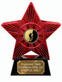 Red Superstar Rock Climbing Resin Trophy 140 x 125mm (A12)