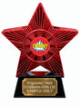 Red Superstar Loser Resin Trophy 140 x 125mm (A13)