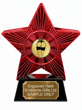 Red Superstar Lingerie Resin Trophy 140 x 125mm (A15)