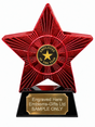 Red Superstar Employee of the Year Resin Trophy 140 x 125mm (A2)