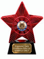 Red Superstar Maine Coon Cat Resin Trophy 140 x 125mm (A27)
