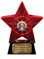 Red Superstar Beagle Resin Trophy 140 x 125mm (A27)