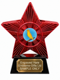 Red Superstar Canary Resin Trophy 140 x 125mm (A3)