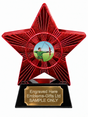 Red Superstar Archer Resin Trophy 140 x 125mm (A3)