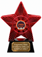 Red Superstar Spooky Season Skulls Resin Trophy 140 x 125mm (A3)