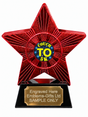 Red Superstar Couch to 5K Resin Trophy 140 x 125mm (A3)
