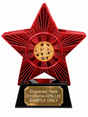 Red Superstar Chocolate Chip Cookie Resin Trophy 140 x 125mm (A4)