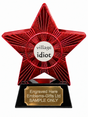Red Superstar Village Idiot Resin Trophy 140 x 125mm (A4)