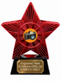 Red Superstar Photography Camera Resin Trophy 140 x 125mm (A4)
