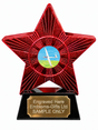 Red Superstar Glider Aircraft Resin Trophy 140 x 125mm (A5)