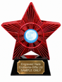 Red Superstar Full Moon Resin Trophy 140 x 125mm (A5)