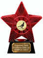 Red Superstar Pigeon Gold trophy with original centre design in the small inner circle