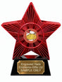 Red Superstar Firefighter Equipment Resin Trophy 140 x 125mm (A5)