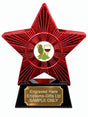 Red Superstar Wine and Grapes Resin Trophy 140 x 125mm (A7)