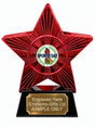 Red Superstar Sports Day Resin Trophy 140 x 125mm (A7)