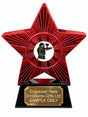 Red Superstar Paintball Resin Trophy 140 x 125mm (A7)