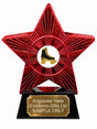 Red Superstar Gold Roller Skate Resin Trophy 140 x 125mm (A7)