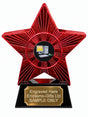 Red Superstar Computer Resin Trophy 140 x 125mm (A7)