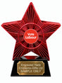 Red Superstar Vote Labour Resin Trophy 140 x 125mm (A8)