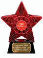 Red Superstar Vote Plaid Cymru Resin Trophy 140 x 125mm (A8)