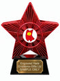 Red Superstar My Hero Cape Resin Trophy 140 x 125mm (A8)