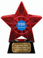Red Superstar NHS Scotland Resin Trophy 140 x 125mm (A9)