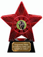 Red Superstar Chimpanzee Resin Trophy 140 x 125mm (A9)