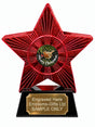 Red Superstar Merry Christmas Robin Resin Trophy 140 x 125mm (A9)