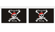 Flagmania Surrender the Booty Horizontal Bunting, 9 metre bunting