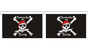 Flagmania Surrender the Booty Horizontal Bunting, 9 metre bunting